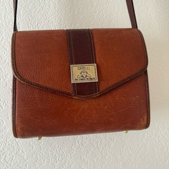 Capelli pebbled leather crossbody leather bag - Picture 2 of 7